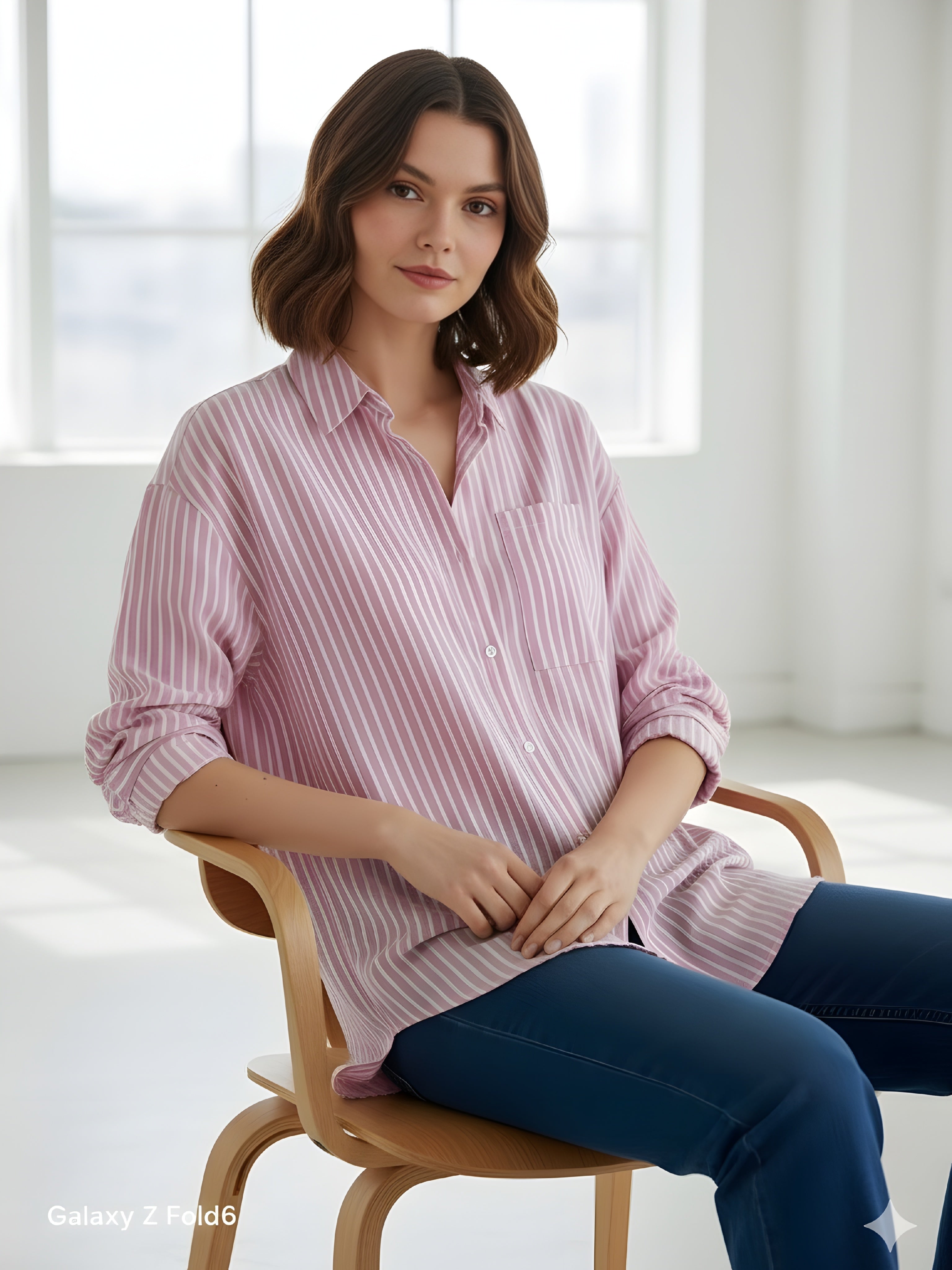 Oversized Strip Shirt