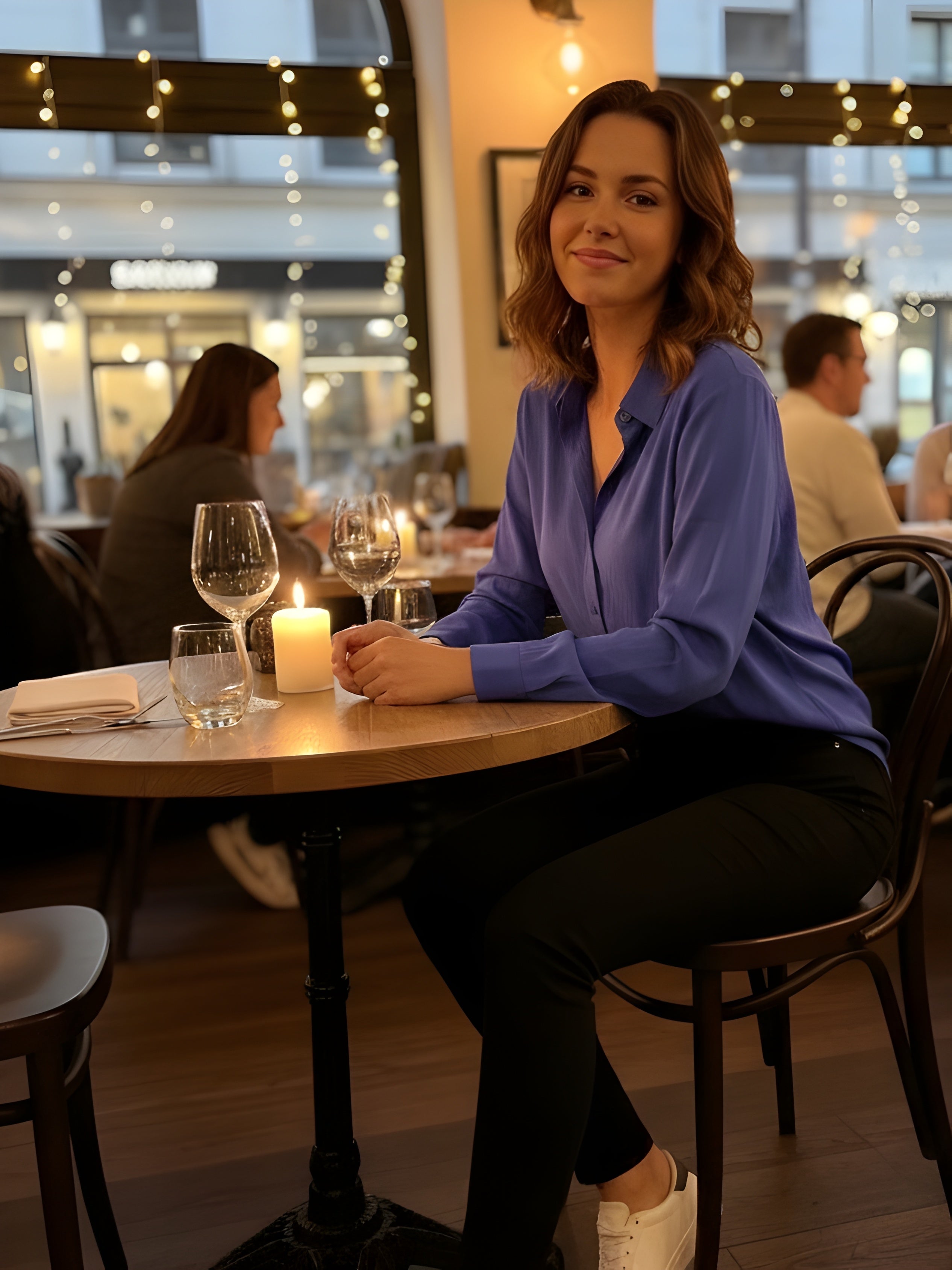 Royal Blue Button-Down Shirt