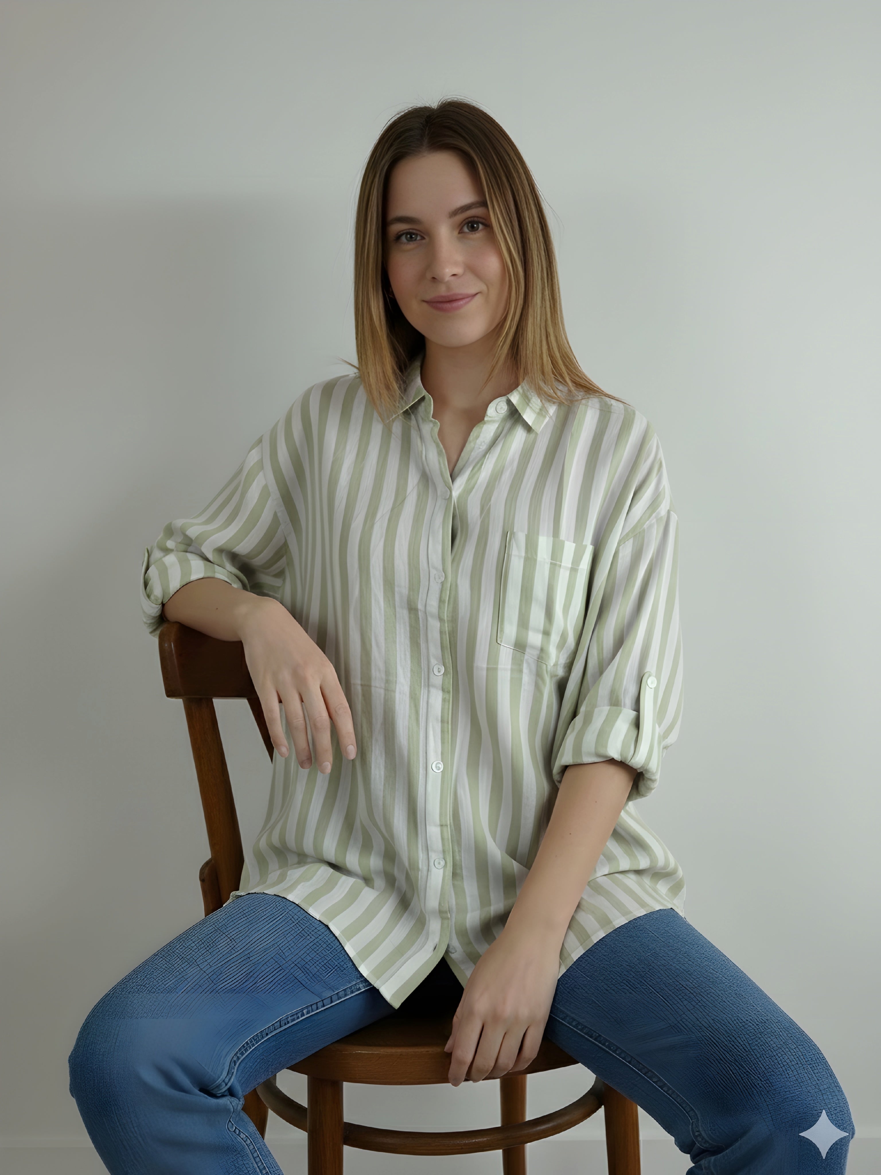 Linen Striped Shirt